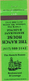 Matchbook Cover - Ranch House Restaurant Lebanon MO