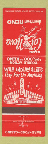 Matchbook Cover - Club Cal Neva Reno NV UNIVERSAL MATCH #2 BACKSTRIKE