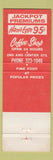 Matchbook Cover - Club Cal Neva Reno NV UNIVERSAL MATCH #2 BACKSTRIKE