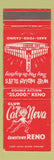 Matchbook Cover - Club Cal Neva Reno NV AMERICAN MATCH #3
