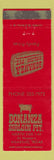 Matchbook Cover - Bonanza Sirloin Pit Amarillo TX WORN