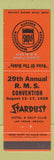 Matchbook Cover - Stardust Casino Las Vegas NV 1969 RMS Jose Peres