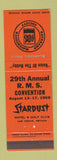 Matchbook Cover - Stardust Casino Las Vegas NV 1969 RMS Blanche Kelly