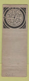 Matchbook Cover - Bee Hive Cafe Torrington WY Girlie WORN