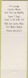 Matchbook Cover - Choppin Block BBQ Fort Myers Beach FL