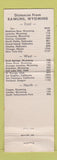 Matchbook Cover - Willow Inn Chinese Rawlins WY WORN