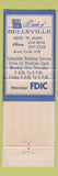 Matchbook Cover - Bank of Belleville IL #2