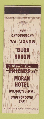 Matchbook Cover - Moran Hotel Muncy PA