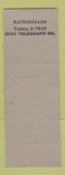Matchbook Cover - Old English Lounge Rathskeller SAMPLE