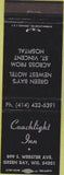 Matchbook Cover - Coachlight Inn Greenbay WI