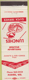 Matchbook Cover - The Corner Inn Maribel WI