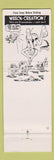 Matchbook Cover - Pontiac Motors GM Safety