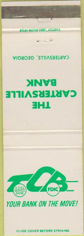 Matchbook Cover - TCB Bank Cartersville GA