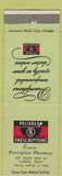 Matchbook Cover - Evans Drug Store Lamesa TX