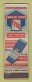 Matchbook Cover - IDA Drug Stores Thompson Shaving Cream UNIVERSAL LONG WEAR