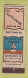 Matchbook Cover - Renfro's Fountain Drug El Paso TX girlie OHIO MATCH LONG