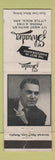 Matchbook Cover - Shrader Photography Little Rock AR WORN