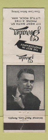 Matchbook Cover - Shrader Photography Little Rock AR WORN