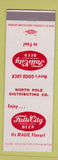 Matchbook Cover - Falls City Beer North Pole Distributing