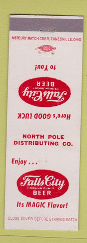 Matchbook Cover - Falls City Beer North Pole Distributing