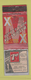 Matchbook Cover - 7up Soda Joyce Products Columbus OH Washington XX Beer WORN
