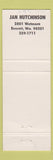 Matchbook Cover - US Army Recruiting 1975 Bicentennial  Everett WA