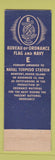 Matchbook Cover - US Navy Torpedo Station Newport RI