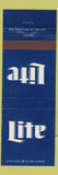 Matchbook Cover - Miller Lite Beer