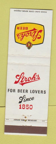 Matchbook Cover - Strho's Beer