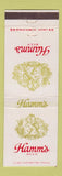 Matchbook Cover - Hamm's Beer WEAR