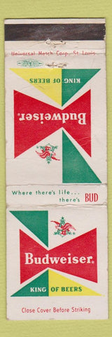 Matchbook Cover - Budweiser Beer WEAR