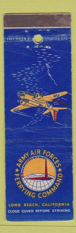 Matchbook Cover - Army Air Forces Ferrying Command Long Beach CA WEAR
