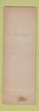 Matchbook Cover - Harbor Defenses Fort Wetherill Jamestown RI