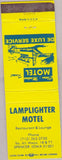 Matchbook Cover - Lamplighter Motel Spencer IA