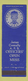 Matchbook Cover - James Connelly Air Force Base Open Mess WEAR