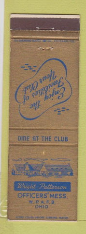 Matchbook Cover - Wright Patterson Officers' Mess OH WEAR