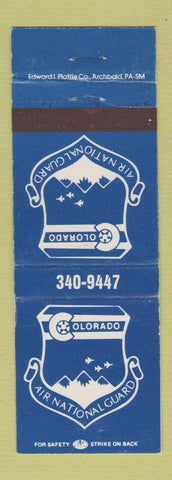 Matchbook Cover - Colorado Air National Guard WEAR