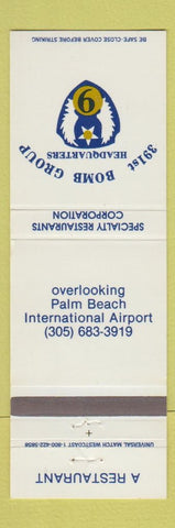 Matchbook Cover - 391st Bomb Group Headquarters Palm Beach FL
