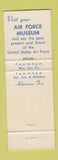 Matchbook Cover - Wright Patterson Officers Club OH