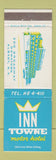 Matchbook Cover - Inn Towne Motor Hotel Albany NY