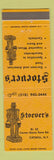 Matchbook Cover - Stoever's German Restaurant Catskill NY