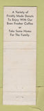 Matchbook Cover - Gager's Diner Donut Shop Monticello NY