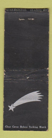 Matchbook Cover - STAR MATCH Mo Marte Baltimore? WORN BOBTAIL