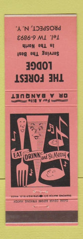 Matchbook Cover - Forest Lodge Prospect NY