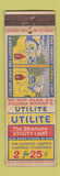 Matchbook Cover - Utilite Utility Light UNIVERSAL LONG WEAR