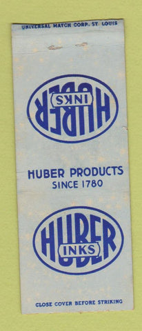 Matchbook Cover - Huber Inks BOBTAIL
