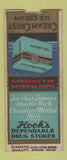 Matchbook Cover - Cream Crest Ice Cream DQ BOBTAIL