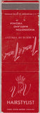 Matchbook Cover - House of Vincent Washington DC MD VA hairstyles