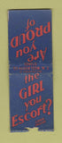 Matchbook Cover - FW Woolworth Lorraine Hair Net girlie BOBTAIL #2