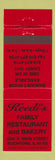 Matchbook Cover - Keedie's Family Restaurant Rockford IL